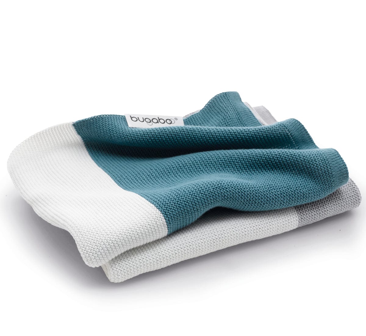 Bugaboo Light Cotton Blanket - Petrol Blue Multi - 80152PB01