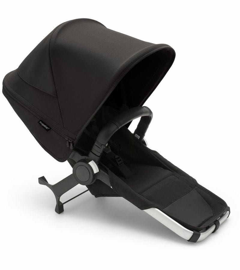 Bugaboo OPEN BOX Donkey 5 Duo Extension Complete - Aluminum / Midnight Black / Midnight Black - 100001034-OB