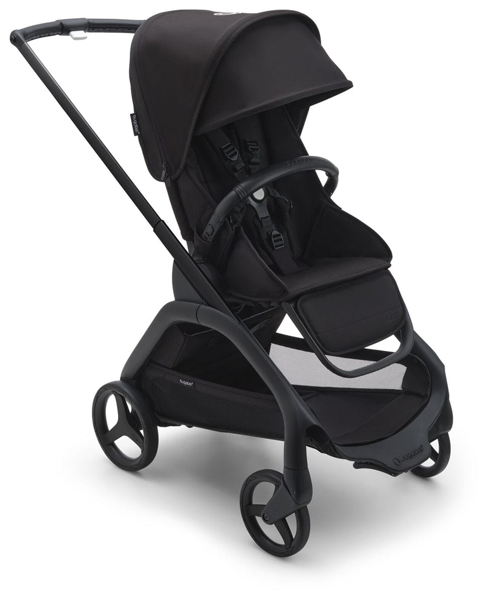Bugaboo OPEN BOX Dragonfly Complete Lightweight Compact Stroller - Black / Midnight Black / Midnight Black - 100176036-ob
