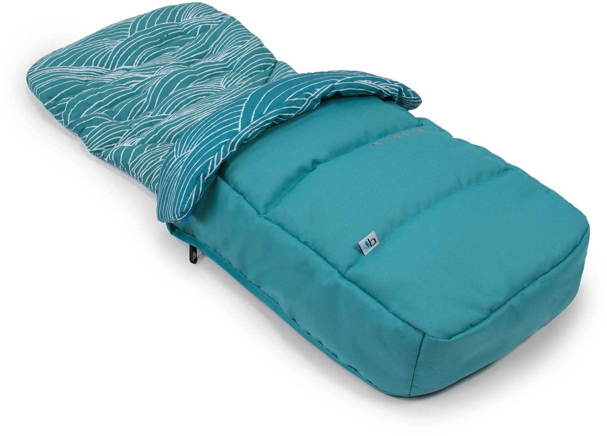 Bumbleride Footmuff in Tourmaline Wave