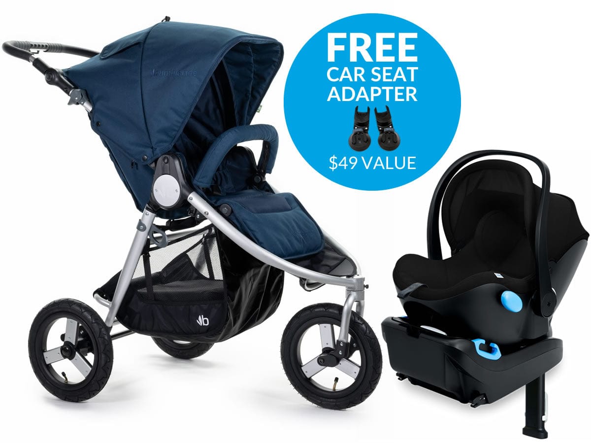 Bumbleride Indie + Clek Liing Travel System - Maritime Blue - I-850MB-LG19U1-PBKB3