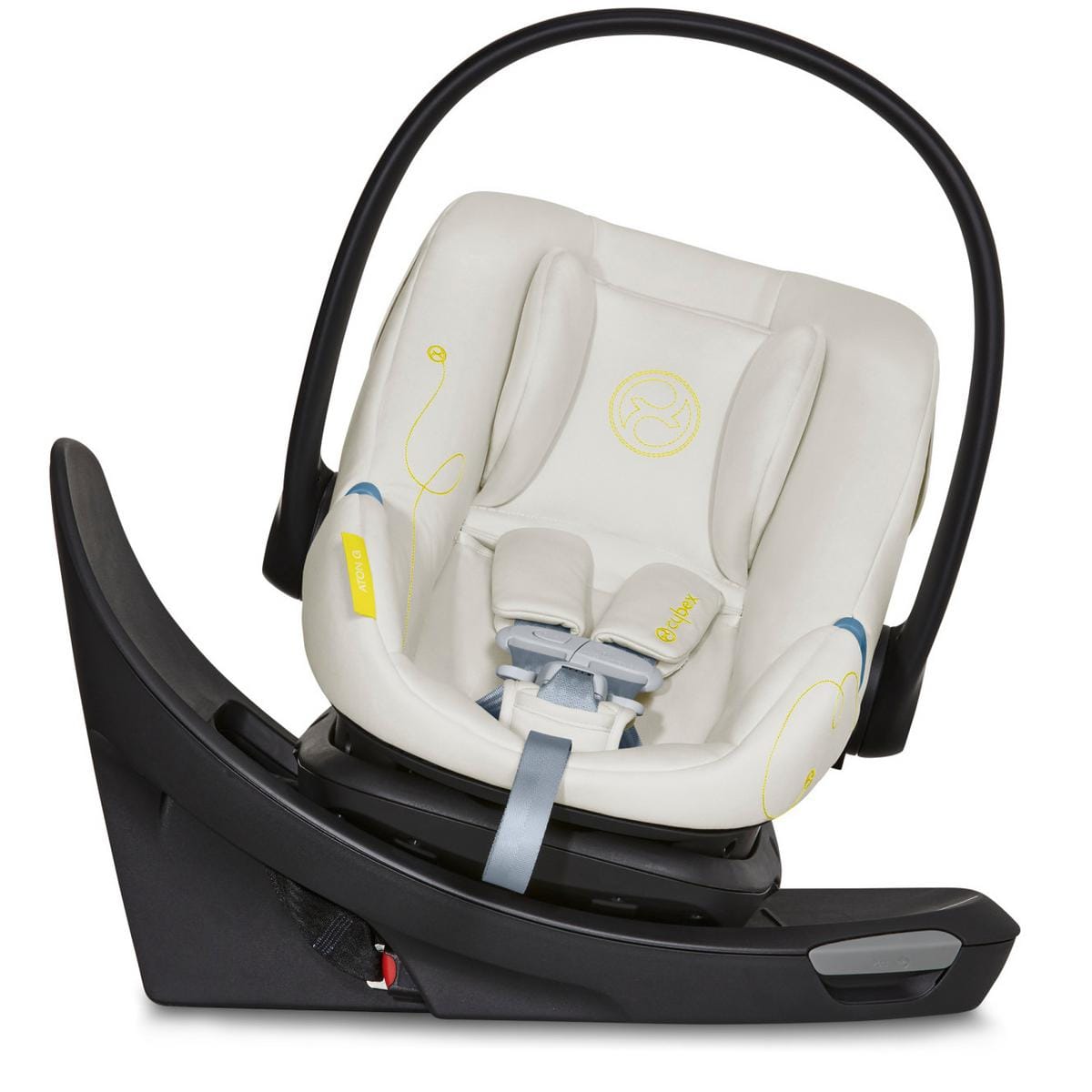Cybex Aton G Swivel SensorSafe Rotating Infant Car Seat - Seashell Beige - 522005663