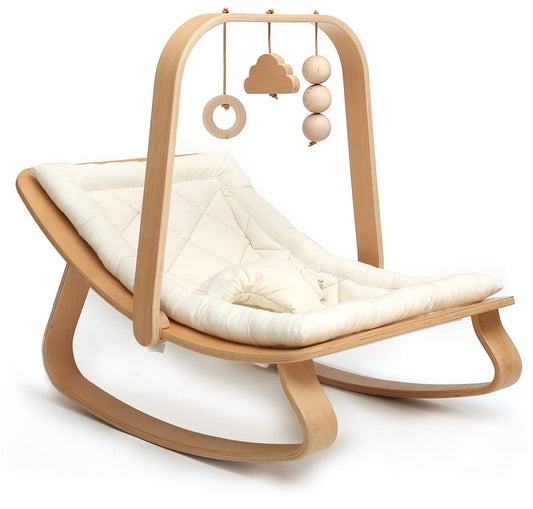 Charlie Crane LEVO Activity Arch for LEVO Baby Rocker - Beech - LEVO-ARCH-TOYS-KIT