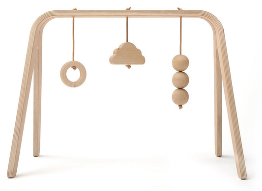 Charlie Crane NAHO Activity Arch + Wooden Toys - NAHO-WOOD-TOYS-KIT