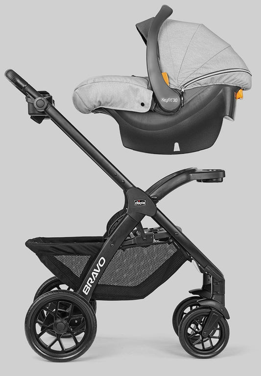 Chicco Bravo LE Trio Travel System - Harbor - 04079633530070