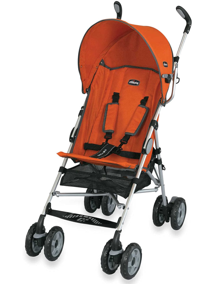 Chicco C6 Comfort Travel Umbrella Stroller in Tangerine