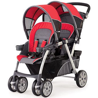 Chicco Cortina Together Double Stroller - Fuego - 05079043970070