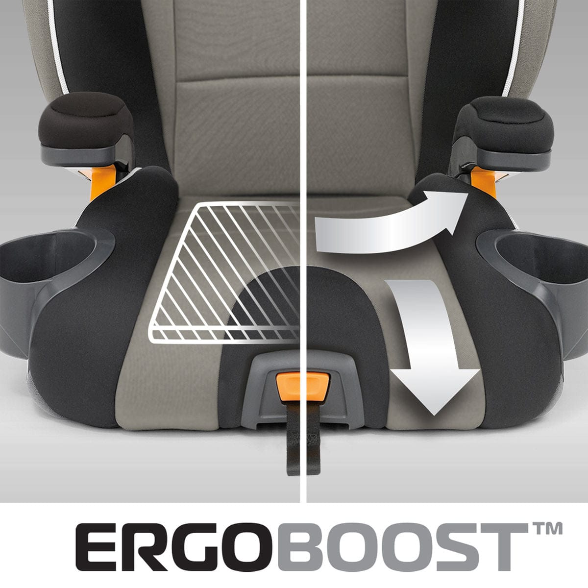 Chicco Kidfit 2-in-1 Belt Positioning Booster Car Seat - Atmosphere - 05079014570070