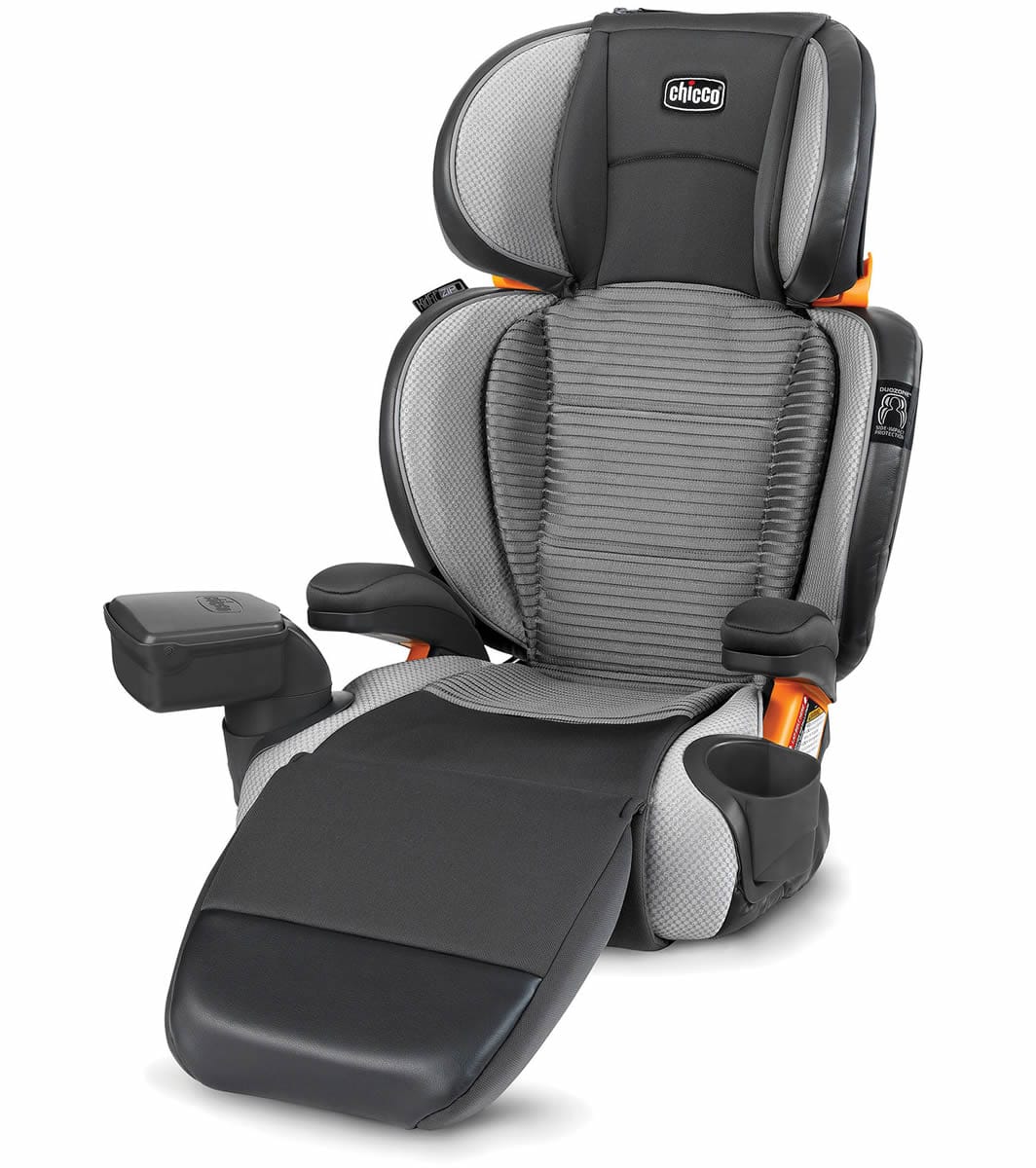 Chicco KidFit Zip Air 2-in-1 High Back Belt Positioning Booster Car Seat - Atmos - 04079486190070