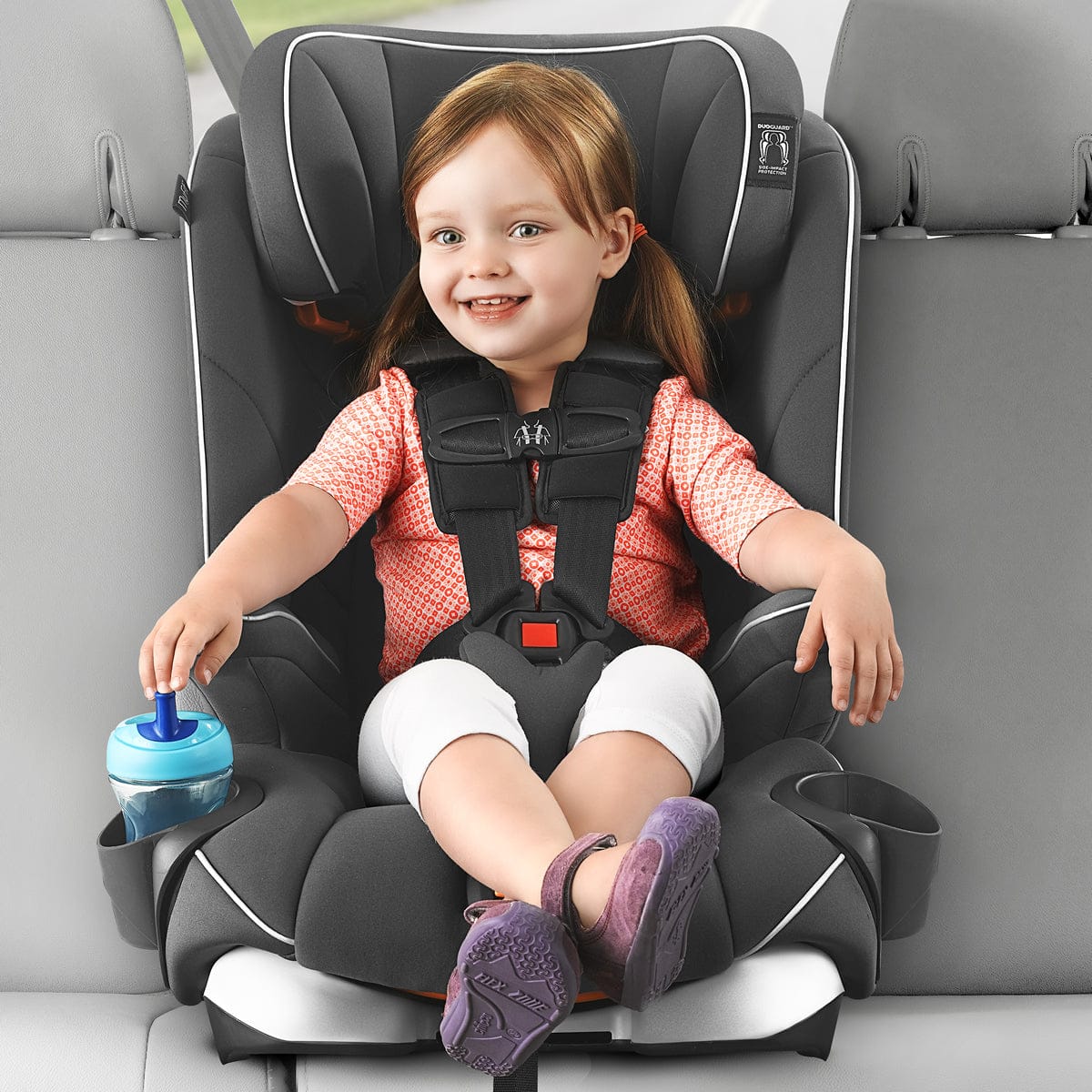 Chicco MyFit Harness Booster Car Seat - Gardenia