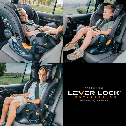 Chicco OneFit LX ClearTex All-in-One Convertible Car Seat - Lupine - 07087144350070
