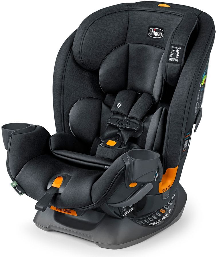 Chicco OPEN BOX OneFit ClearTex All-In-One Convertible Car Seat - Obsidian - 08079741240070-OB