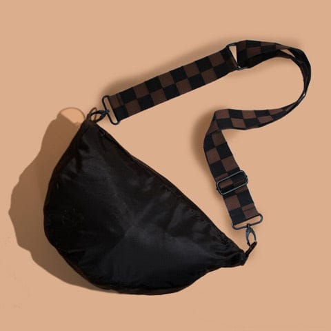 citymouse Woven Strap - Black + Brown Checkerboard - 860009256033