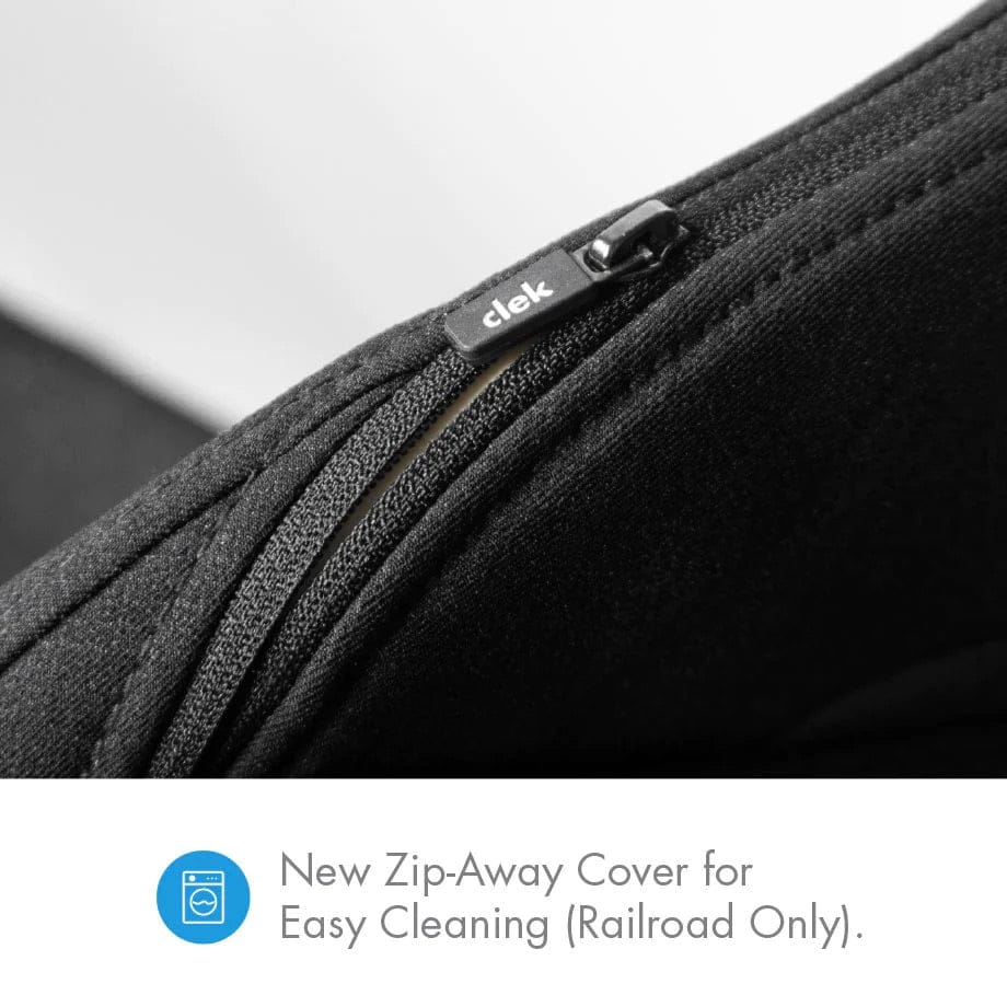 Clek Fllo Narrow Convertible Car Seat with Anti-Rebound Bar - Railroad Ziip (Flame Retardant Free) - FL19U1-RRB2
