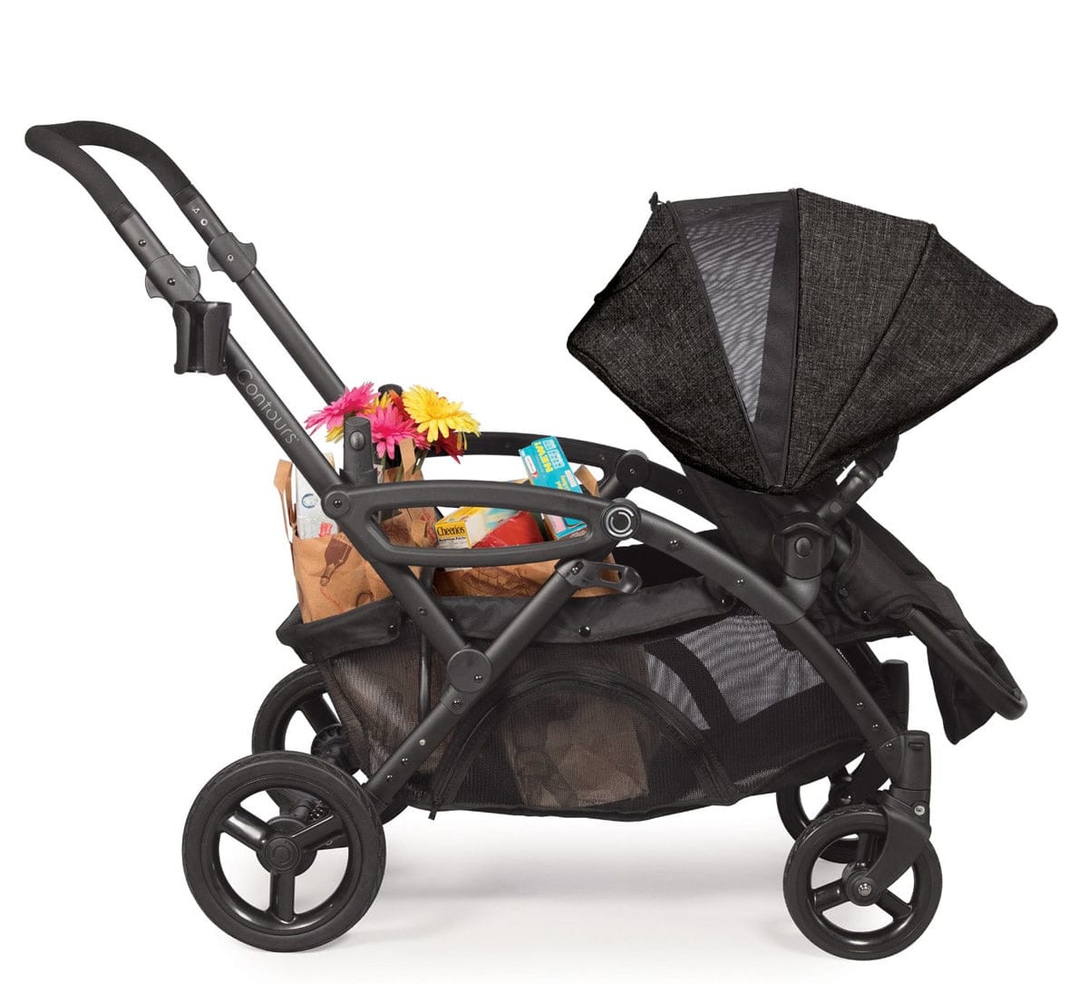 Contours 2016 Options Elite Double Stroller - Carbon