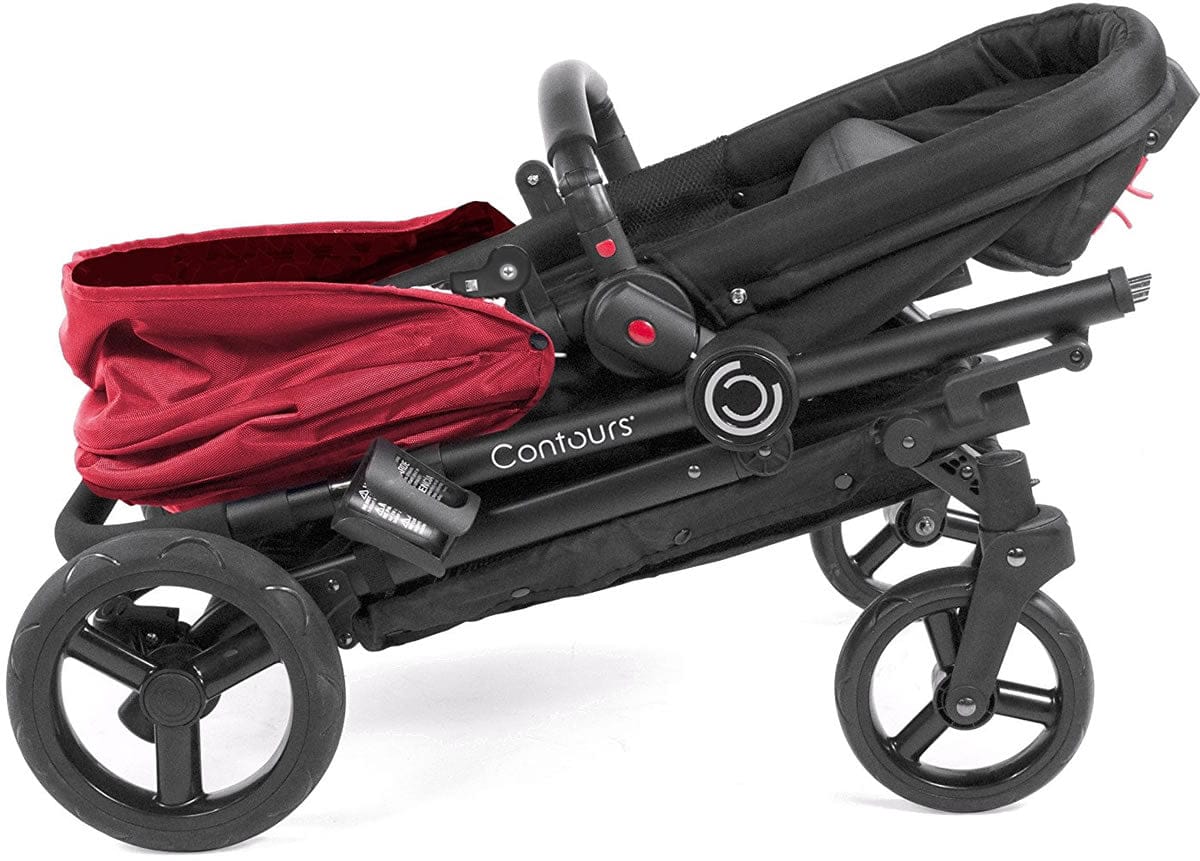 Contours Bliss 4-in-1 Convertible Stroller - Crimson