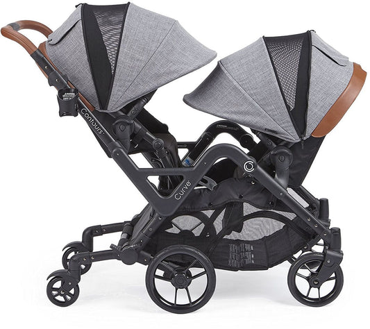 Contours Curve Double Stroller - Graphite Gray - ZT020-GRA1