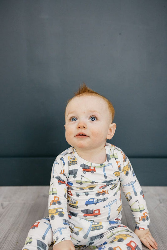 Copper Pearl 2 Piece Long Sleeve Pajamas - Diesel, 18M - X00316B39D