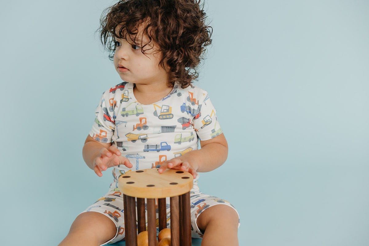 Copper Pearl 2 Piece Short Sleeve Pajamas - Diesel, 18M - X003KMZZXN