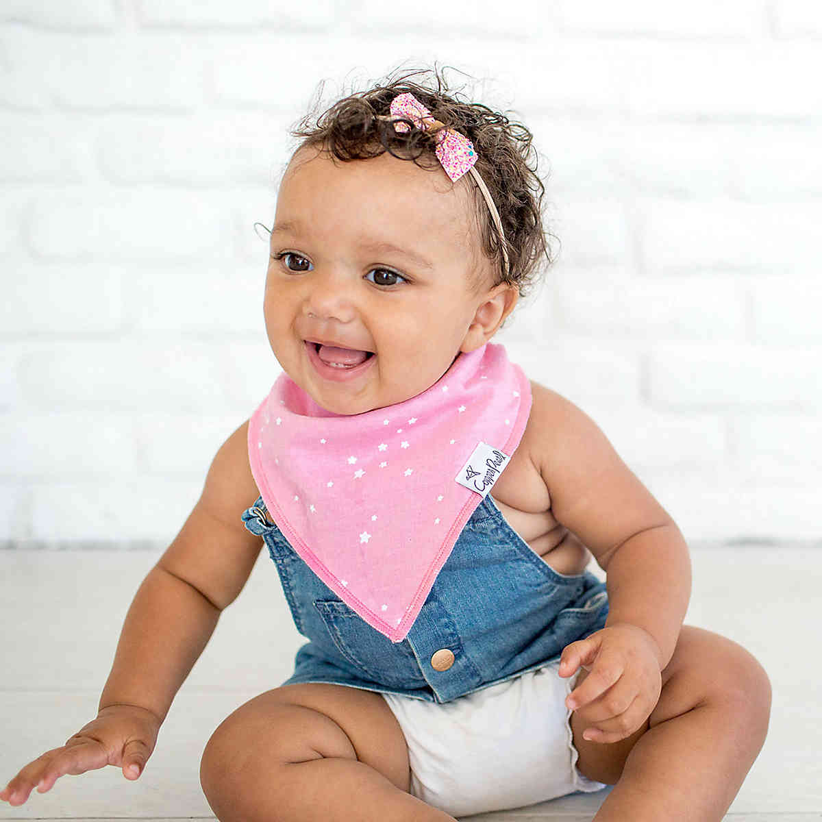 Copper Pearl Baby Bandana Bibs, 4 Pack - Whimsy