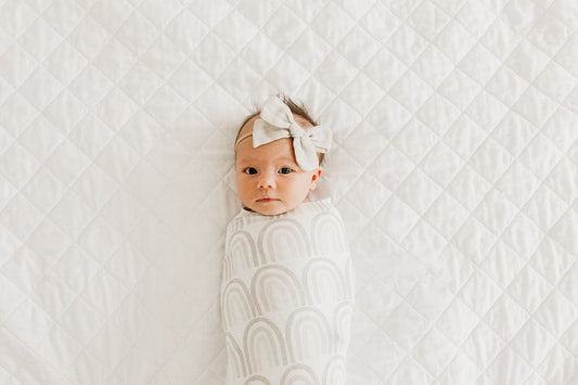 Copper Pearl Knit Swaddle Blanket - Bliss - X002VCN74H