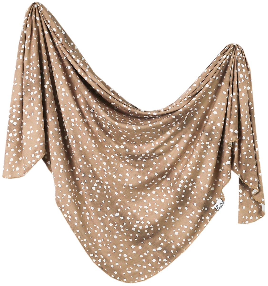 Copper Pearl Knit Swaddle Blanket - Fawn