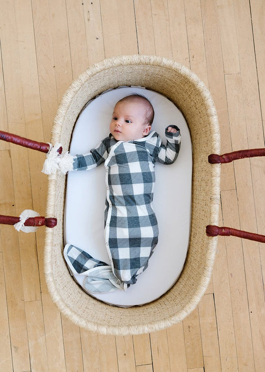 Copper Pearl Newborn Knotted Gown - Scotland - X002FR37VV