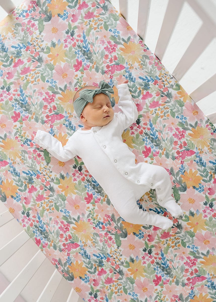 Copper Pearl Premium Fitted Crib Sheet - Lark - X0029BOLJF