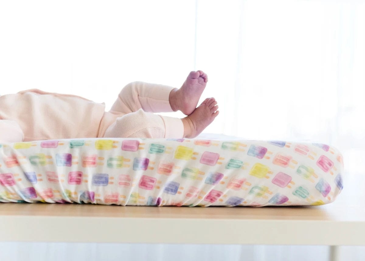 Copper Pearl Premium Knit Diaper Changing Pad Cover - Summer - X0029M23XZ