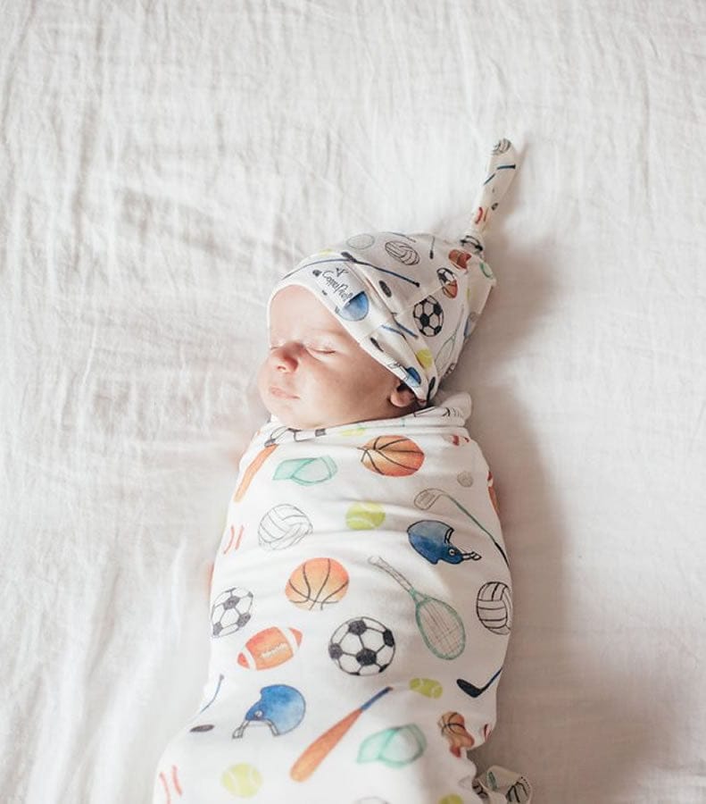 Copper Pearl Top Knot Hat - Varsity - X001UVB7GZ