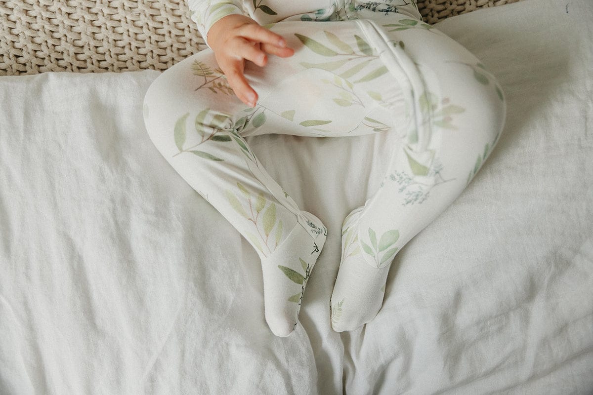 Copper Pearl Zip-up Footie - Haven (3-6M) - X003QEOWE3