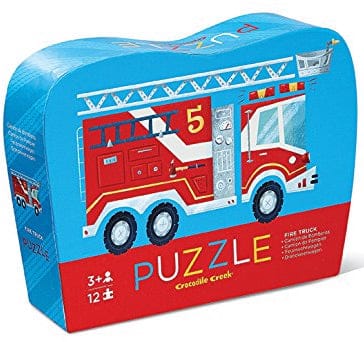 Crocodile Creek Mini Puzzle, 12-Piece - Fire Truck - 4115-8