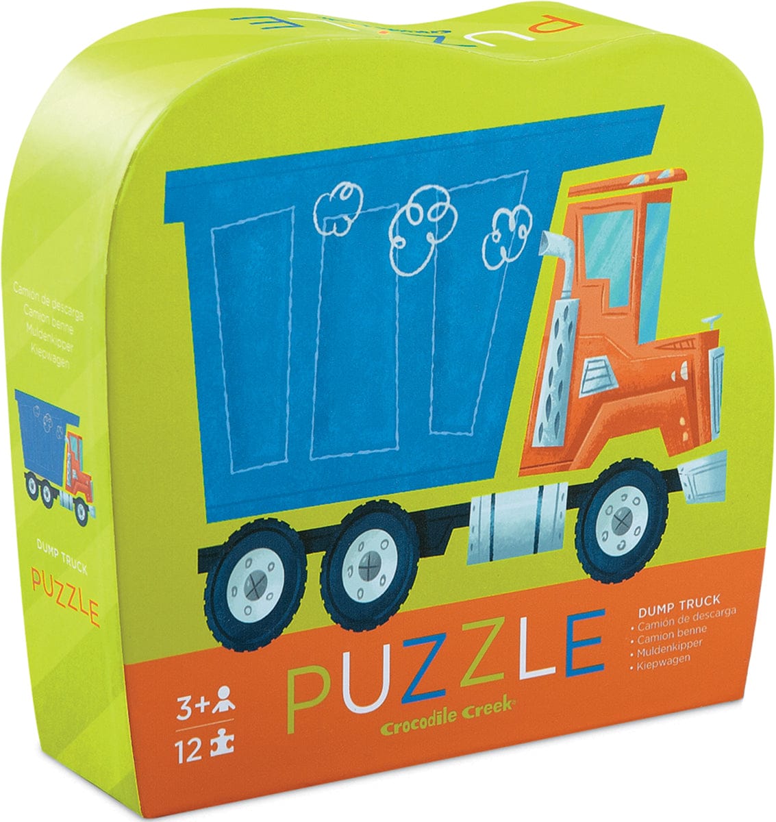 Crocodile Creek Mini Shaped Box Puzzle - Dump Truck - 4115-4