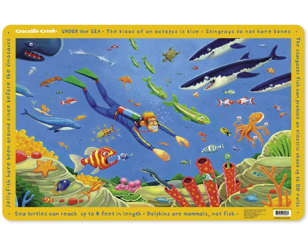 Crocodile Creek Placemat - Under the Sea - 2825-6