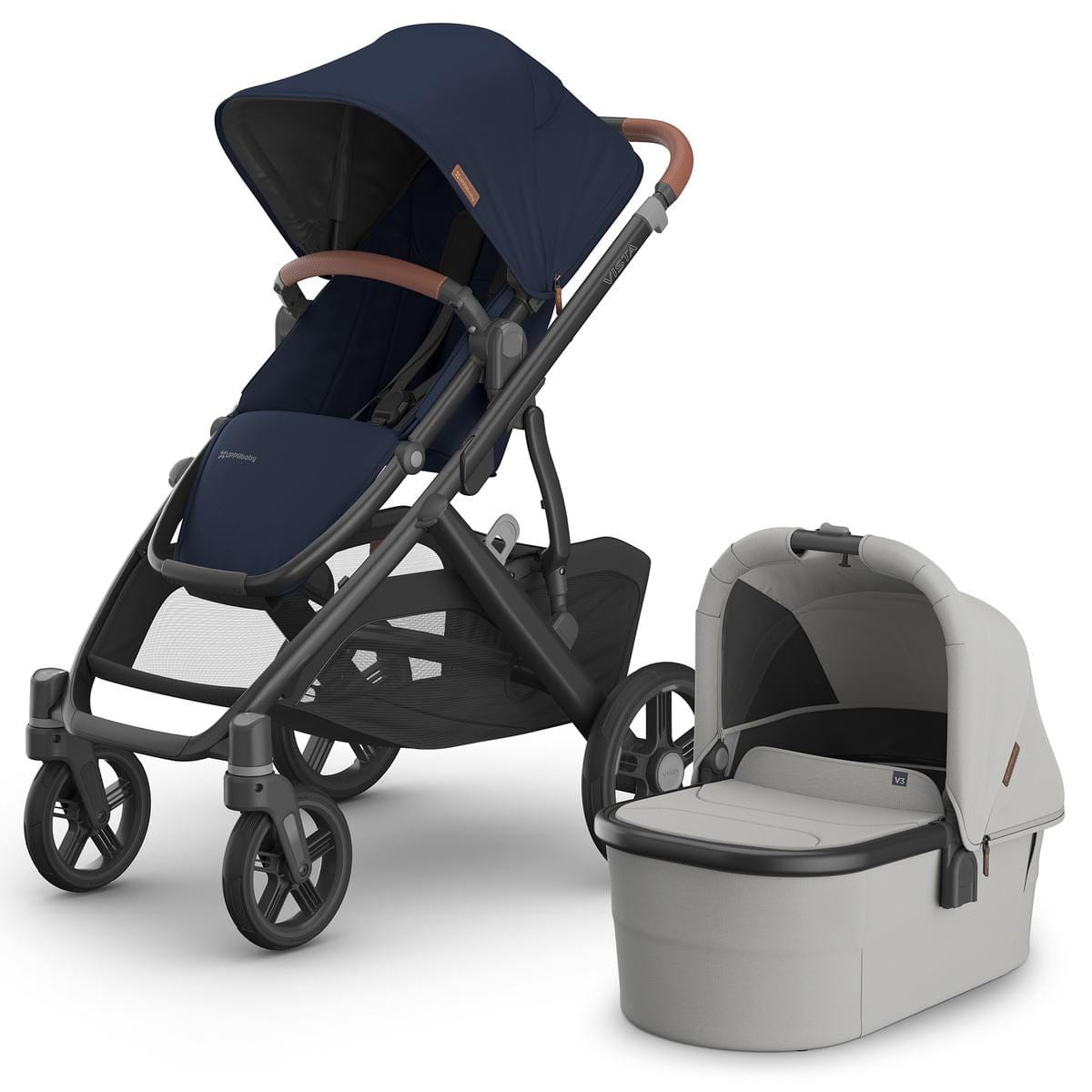 UPPAbaby Vista V3 Stroller + Bassinet V3 Bundle - Noa / Savannah