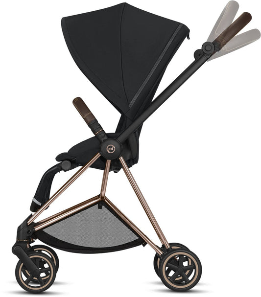 Cybex Mios 2 Complete Stroller - Chrome/Black/Indigo Blue - 519003547-C