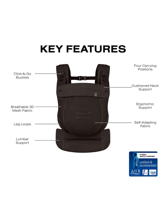 Cybex Amya Baby Carrier - Chocolate Brown - 526001751