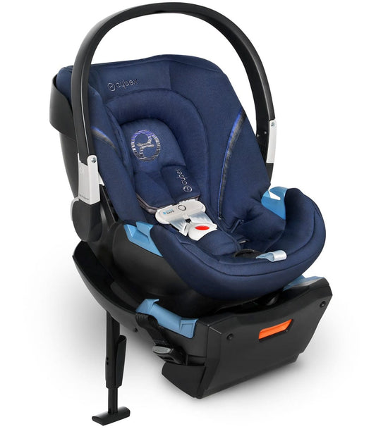 Cybex Aton 2 SensorSafe Lightweight Infant Car Seat with Load Leg - Denim Blue - 519003601