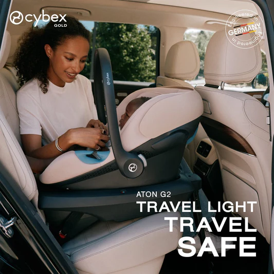 Cybex Aton G2 Infant Car Seat with Load Leg Base - Almond Beige - 524002349
