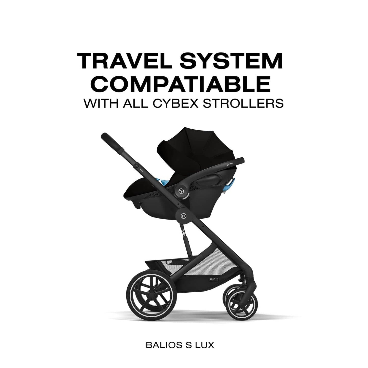 Cybex Aton G2 Swivel Infant Car Seat with Load Leg Base - Moon Black - 524002351