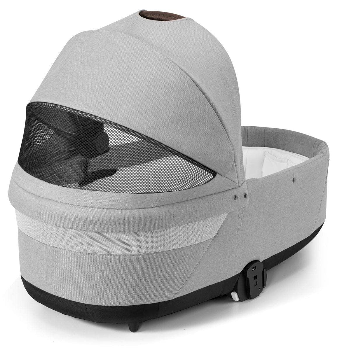 Cybex Balios S Lux 2 Stroller + Cot S Lux 2 Bundle - Silver Frame / Lava Grey - 522002395-522002349