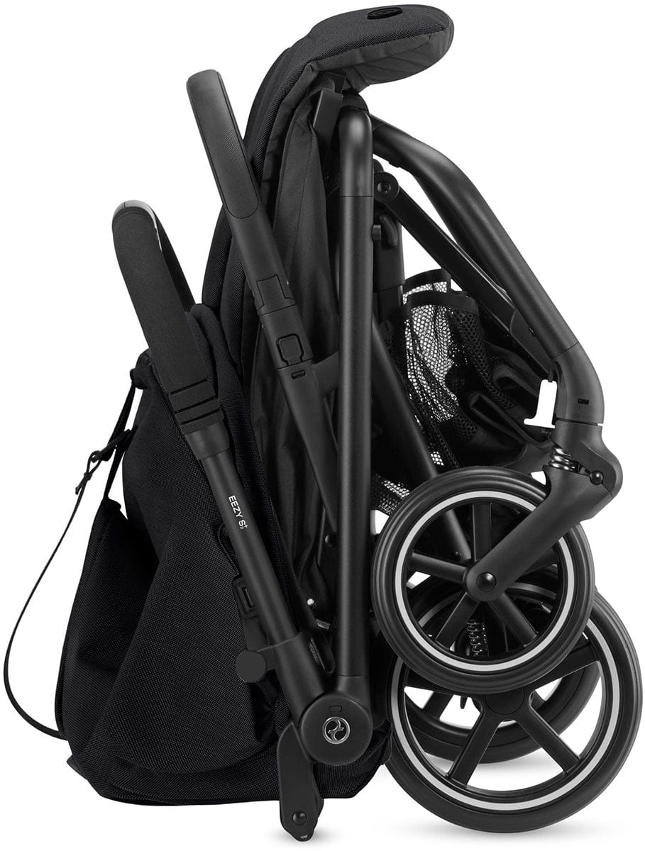 Cybex Eezy S+ 2 Compact Stroller - Deep Black / Black - 521002887