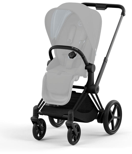 Cybex ePriam 2 Electronic Assist Stroller Frame - Matte Black / Black - 521003945