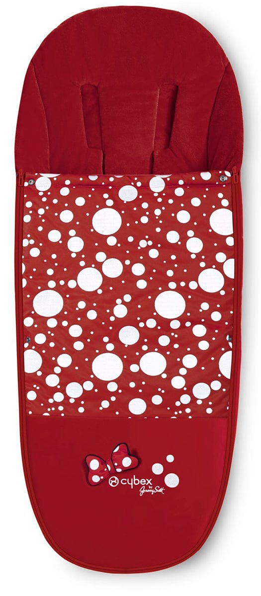 Cybex Footmuff - Petticoat Red by Jeremy Scott - 521001901