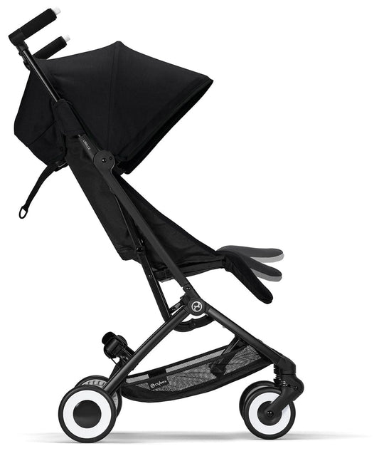 Cybex Libelle 2 Compact Stroller (WITHOUT 1 Pull Harness) - Moon Black - 522001703