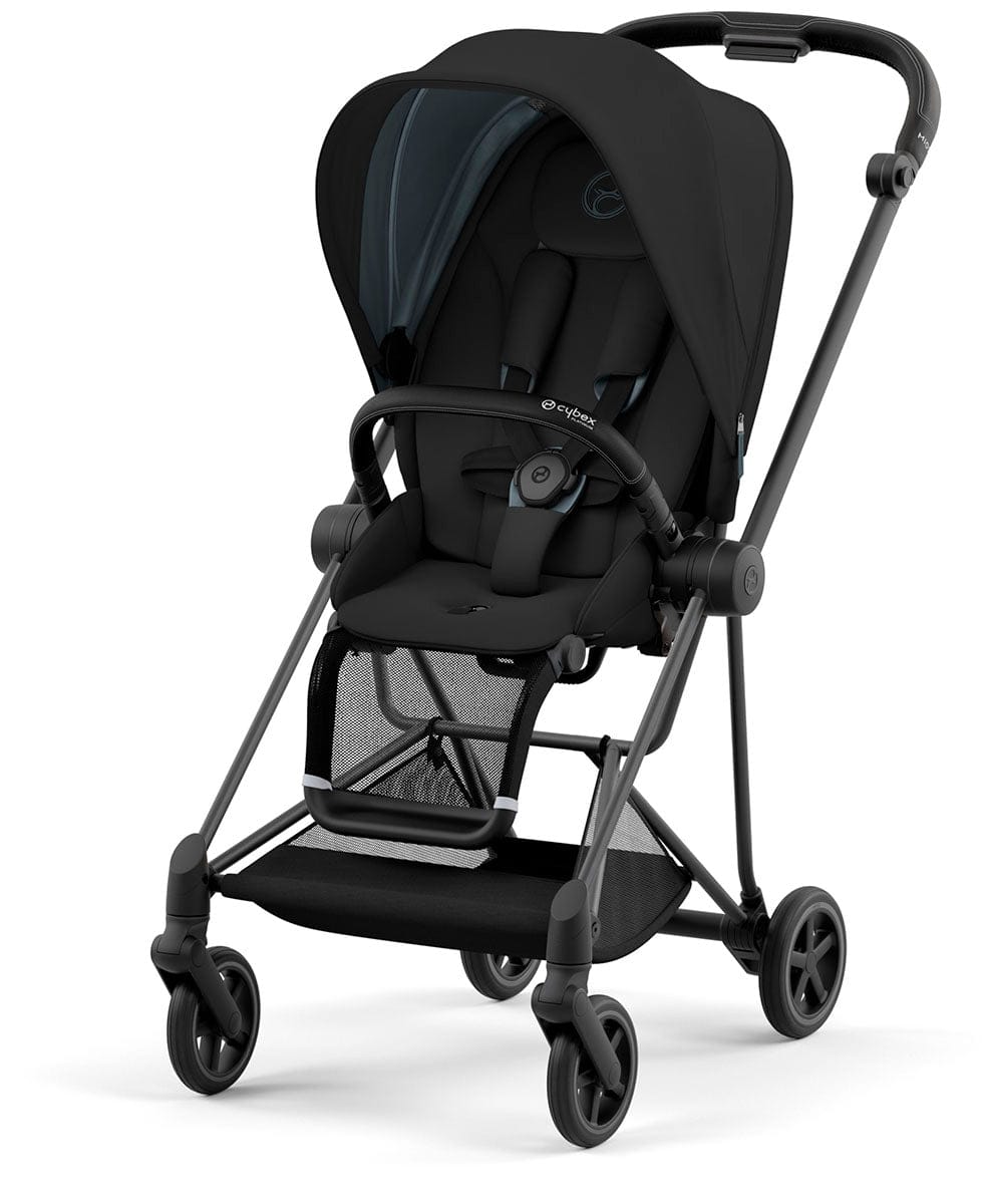 Cybex Mios 3 Stroller (One Box) - Matte Black / Black / Deep Black - 521004285
