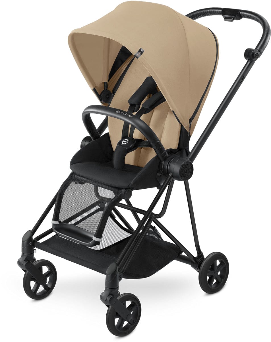 Cybex 2017 / 2018 Mios Stroller - Black/Cashmere Beige - 517001443-517002417