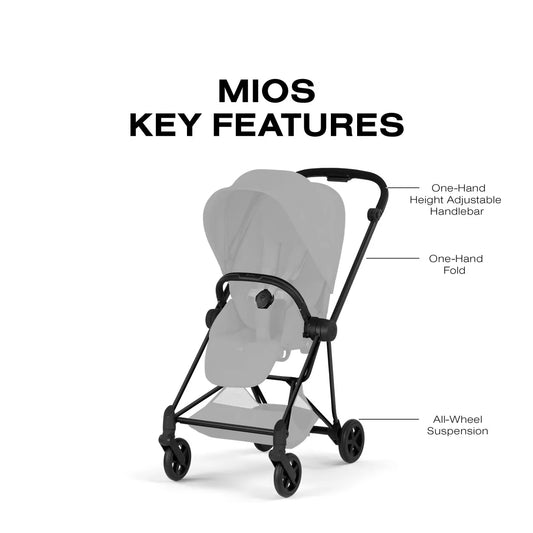 Cybex Mios Style Frame - Matte Black - 526000285