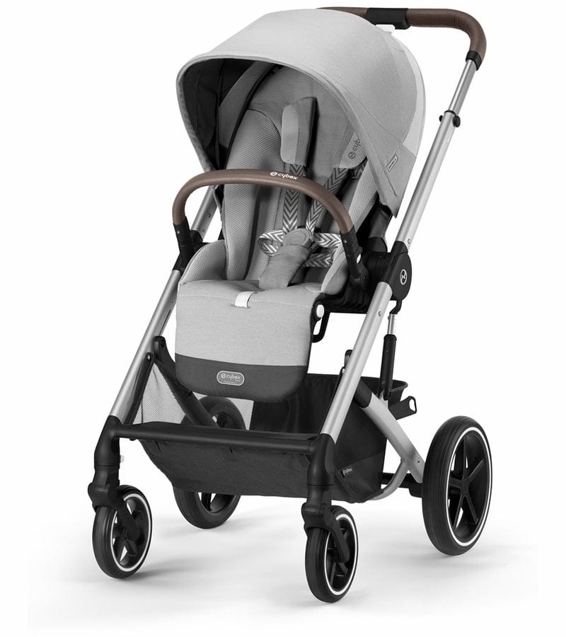 Cybex OPEN BOX Balios S Lux 2 Stroller - Silver Frame / Lava Grey