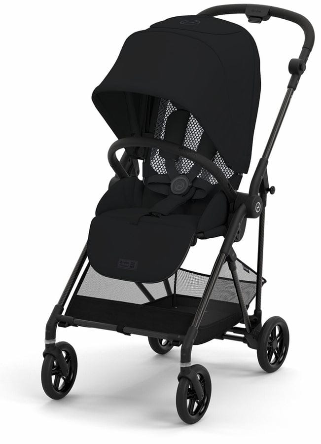 Cybex OPEN BOX Melio Carbon 3 Stroller - Moon Black - 522002401-ob
